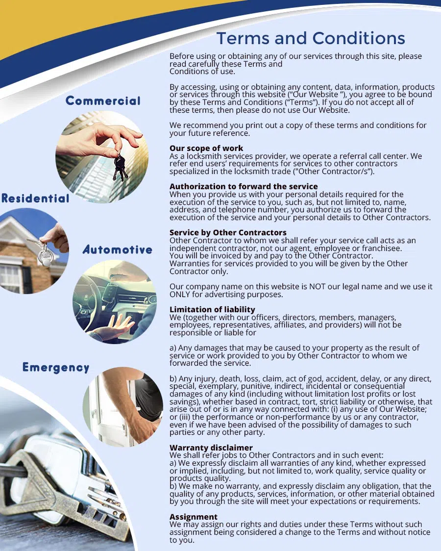 City Locksmith Store East Orange, NJ 973-500-3017 - terms-ls